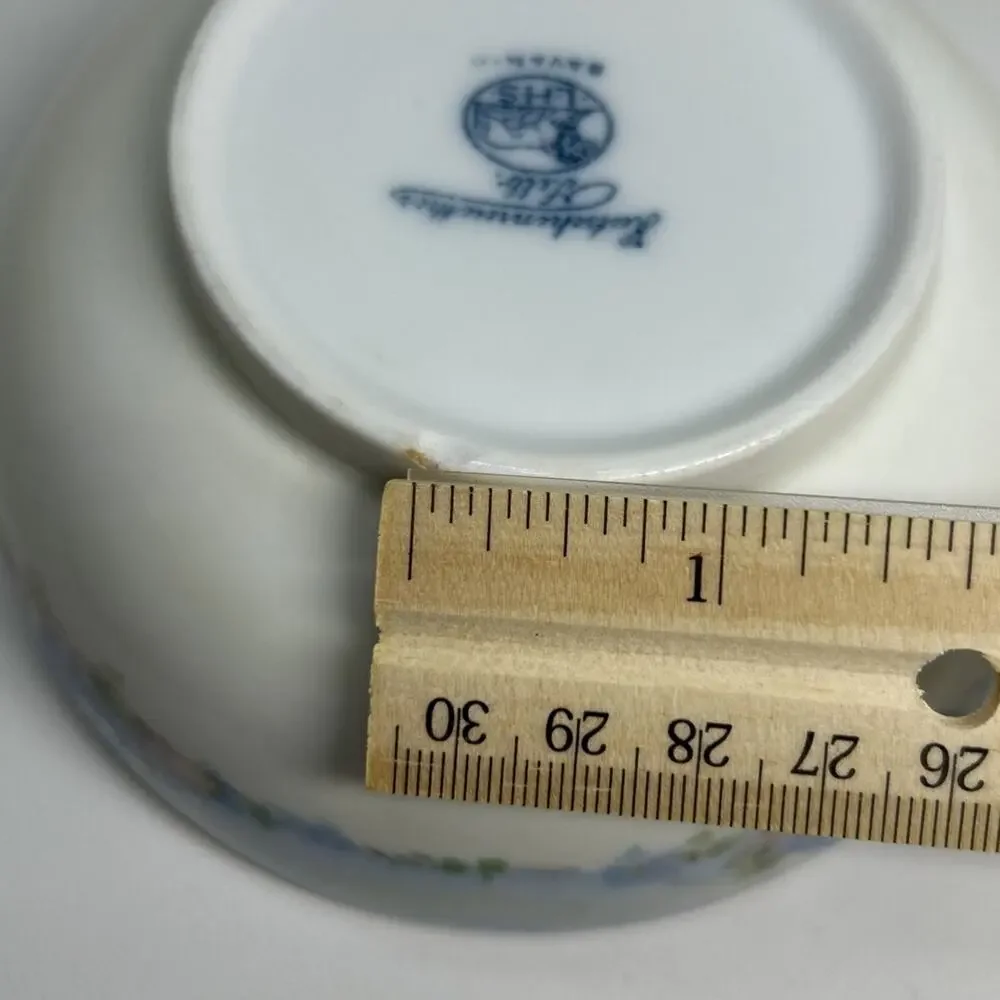Hutschenreuther Selb Bavaria Porcelain Hand Painted Forget Me Not Flower 5